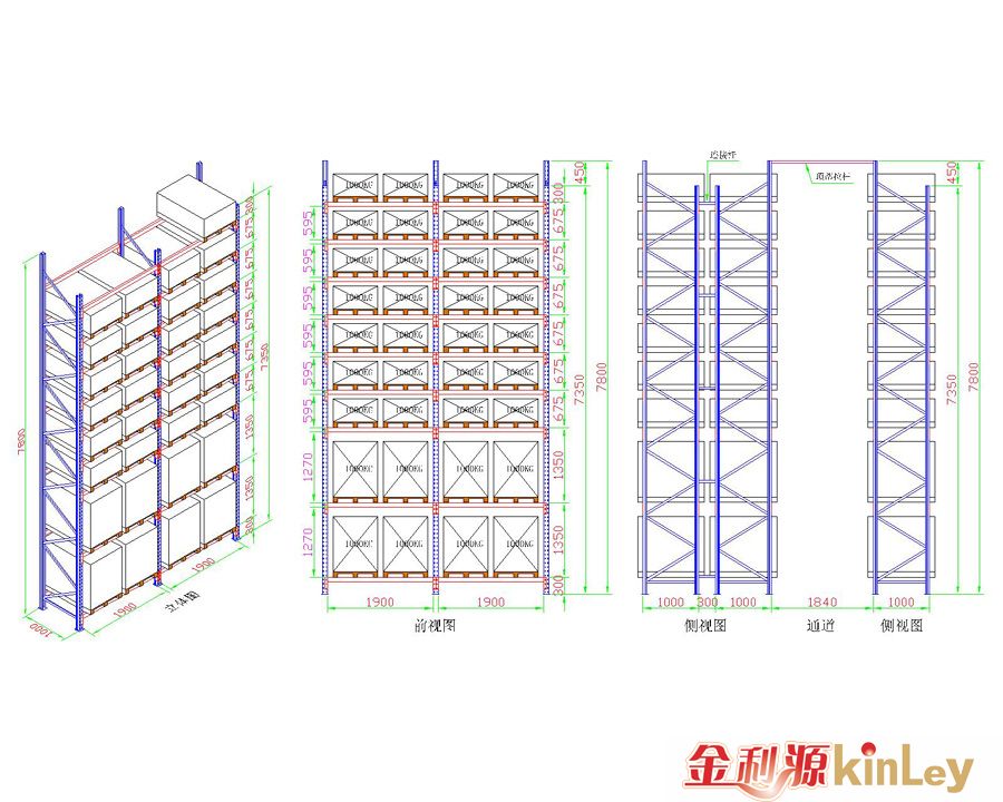 窄巷道式货架图片(图2)